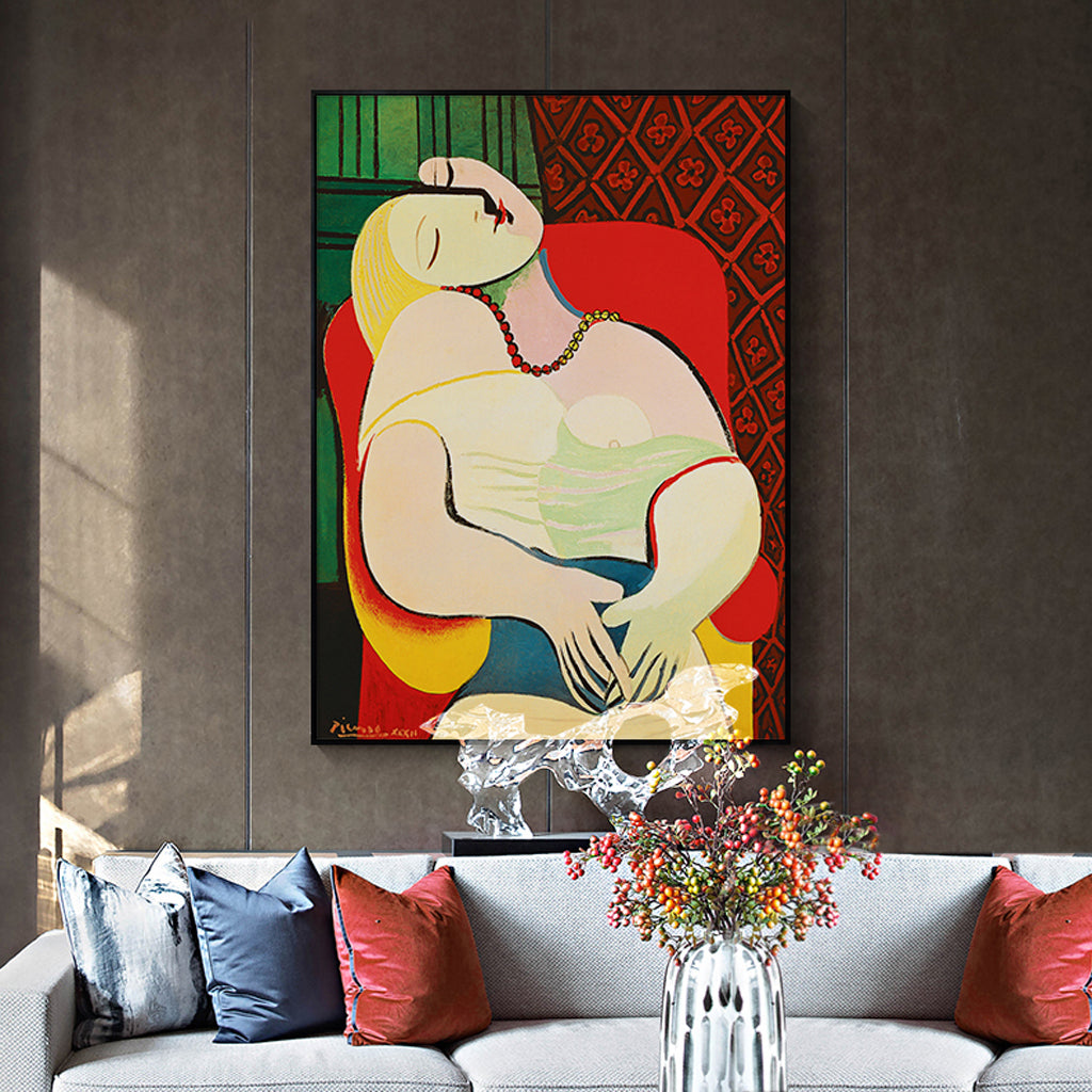 Artist Series - Pablo Picasso Gold Framed Canvas 70cmx100cm