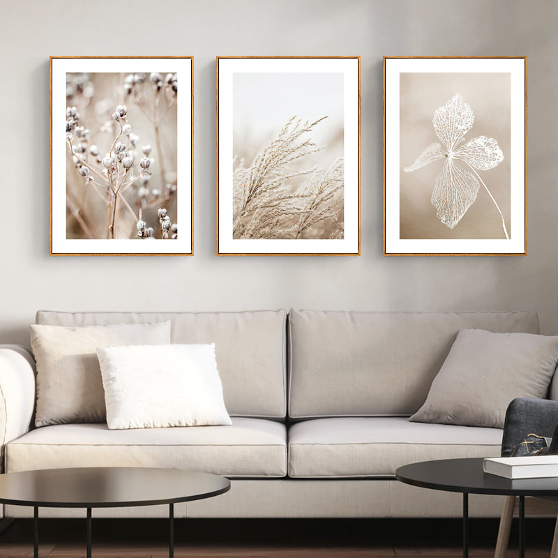 The Serenity Of Nature Wood Frame Canvas Set Of 3 60cmx90cm