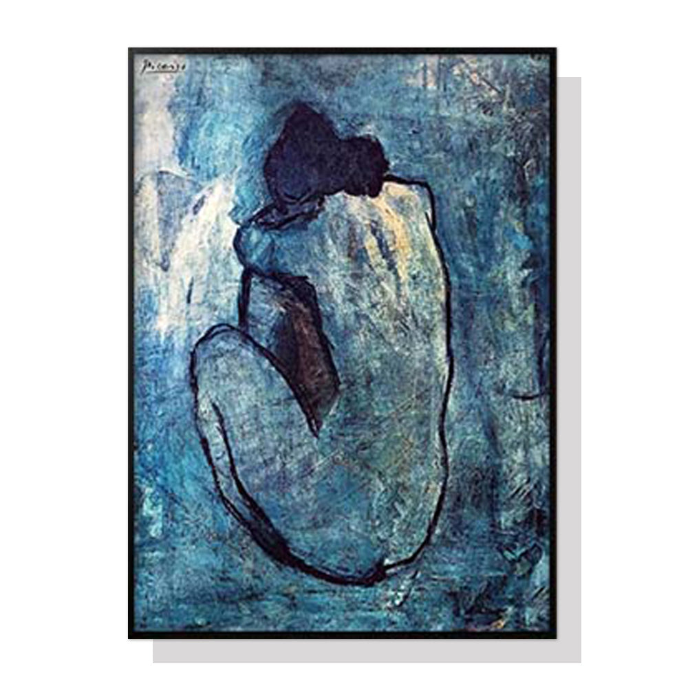 Artist Series - Pablo Picasso Black Framed Canvas  70cmx100cm