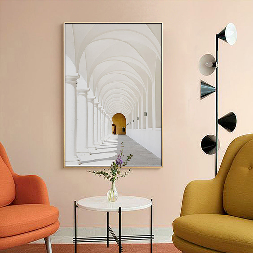 Royal Entrance Gold Framed Canvas 70cmx100cm