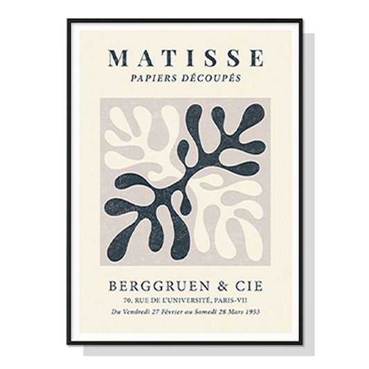 Artist Series - Henri Matisse Black Framed Canvas 70cmx100cm