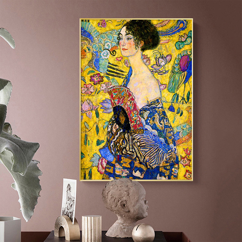 Artist Series - Gustav Klimt Gold Framed Canvas 80cmx120cm