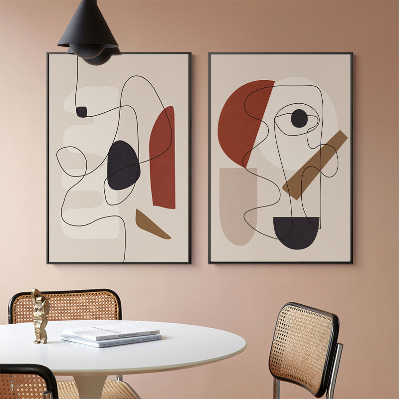 Artist Series - Pablo Picasso Set Of 3 Black Framed Canvas 70cmx100cm