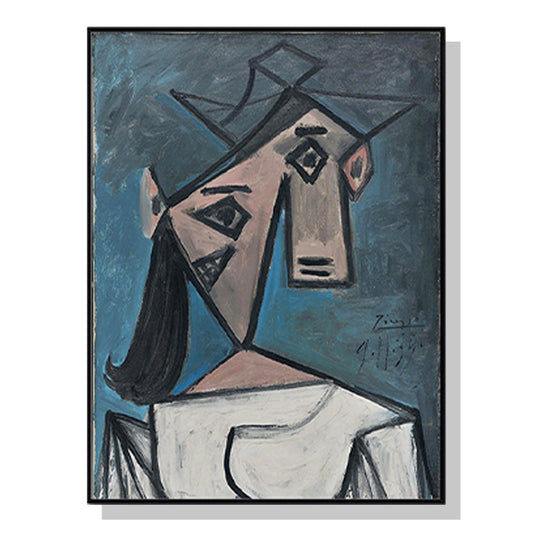 Artist Series - Pablo Picasso Black Framed Canvas 100cmx150cm