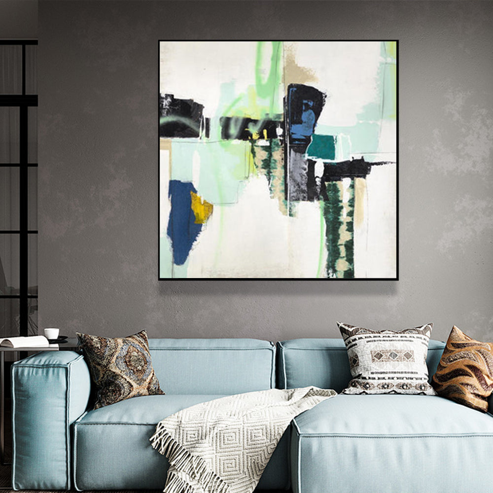 Which Way Up? Black Frame Canvas 80cmx80cm